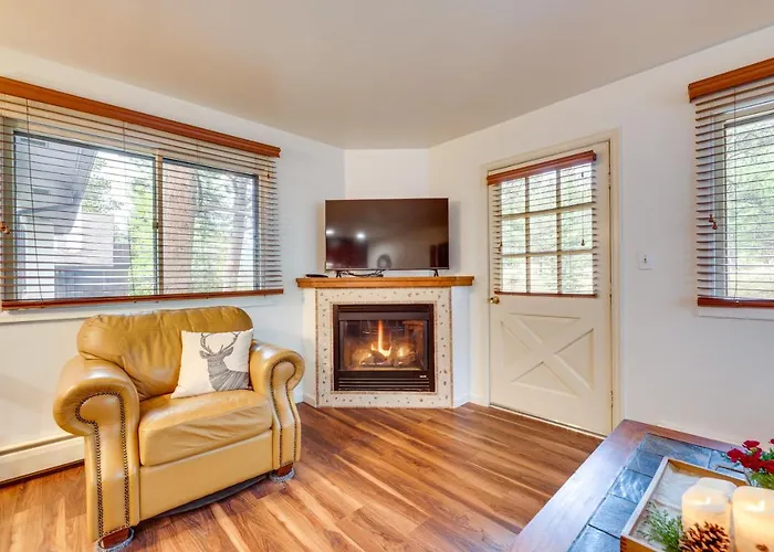 Estes Park Condo Rental Balcony With River Views!